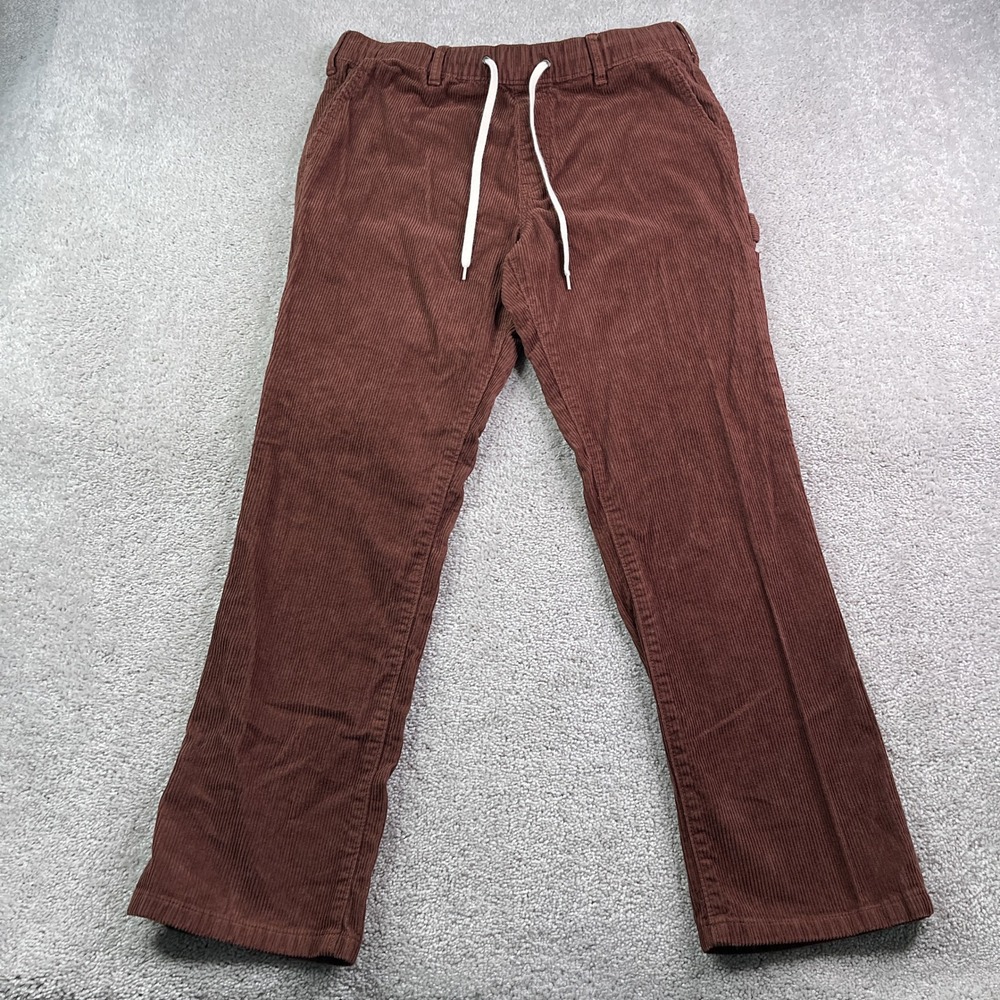 PacSun Pants Mens Medium Brown Loose Corduroy Carpenter Utility‎ Skater Grunge